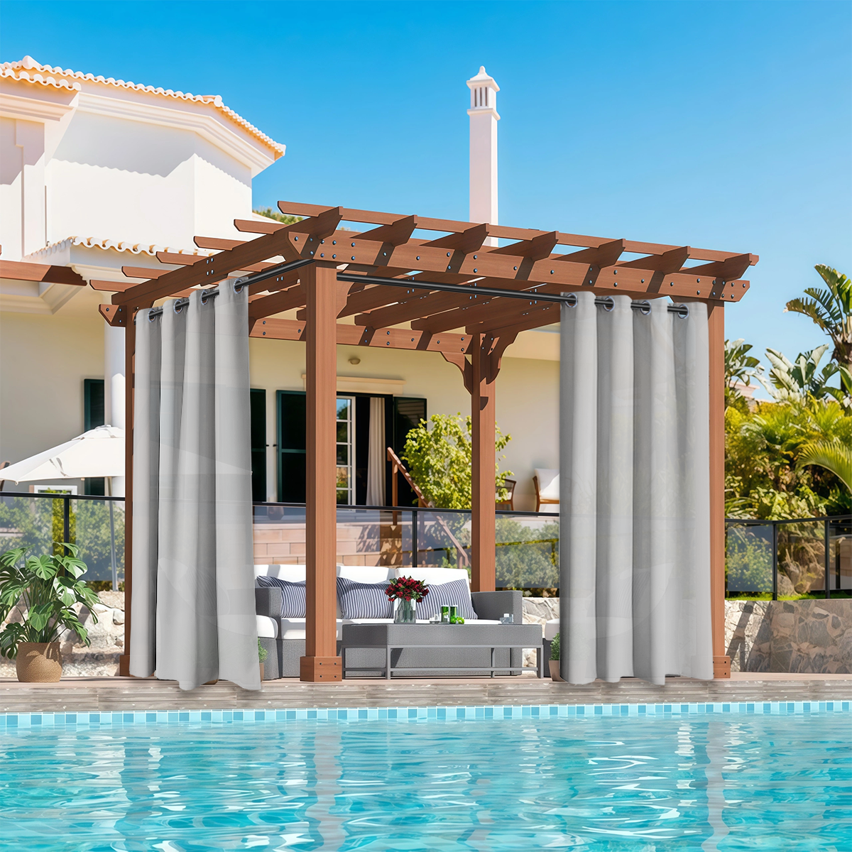 2 PCS Outdoor Light Filtering  - Outdoor Lighting For Gazebo avis et prix