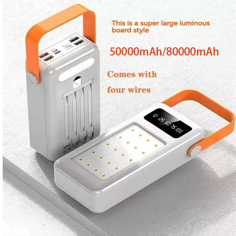 50000mAh 80000mAh Portable Pow - Outdoor Lighting Battery Powered avis et prix