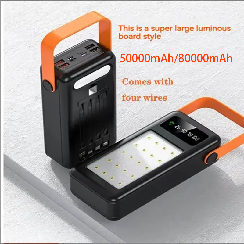 50000mAh 80000mAh Portable Pow - Outdoor Lighting Battery Powered avis et prix