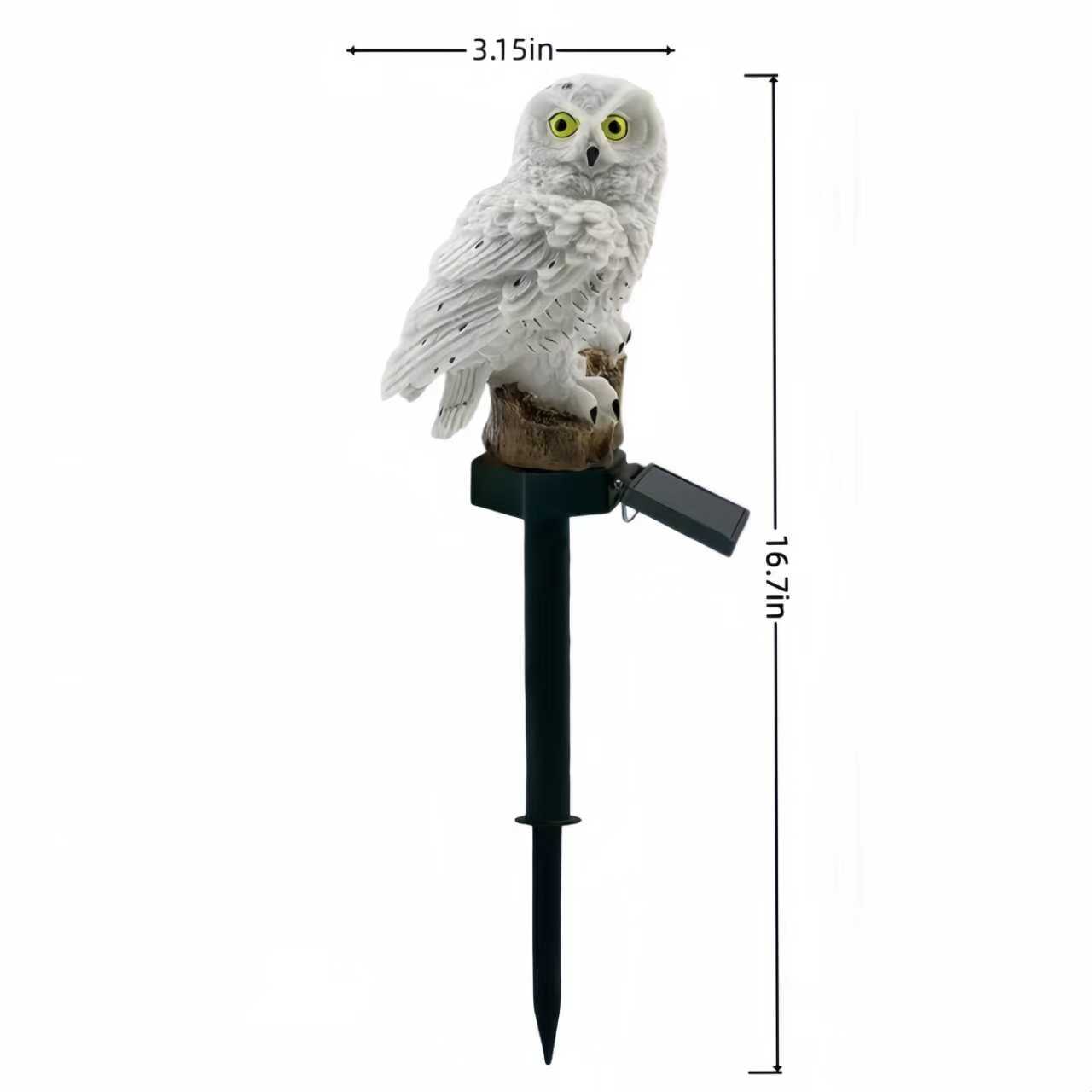 Solar Owl Garden Stake Light O - Outdoor Lighting For Gazebo avis et prix