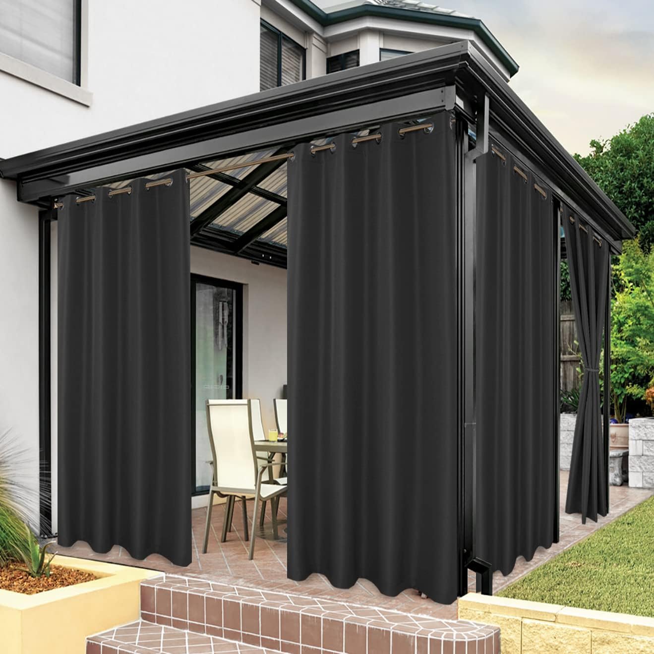 Outdoor Waterproof Curtains fo - Outdoor Lighting For Gazebo avis et prix