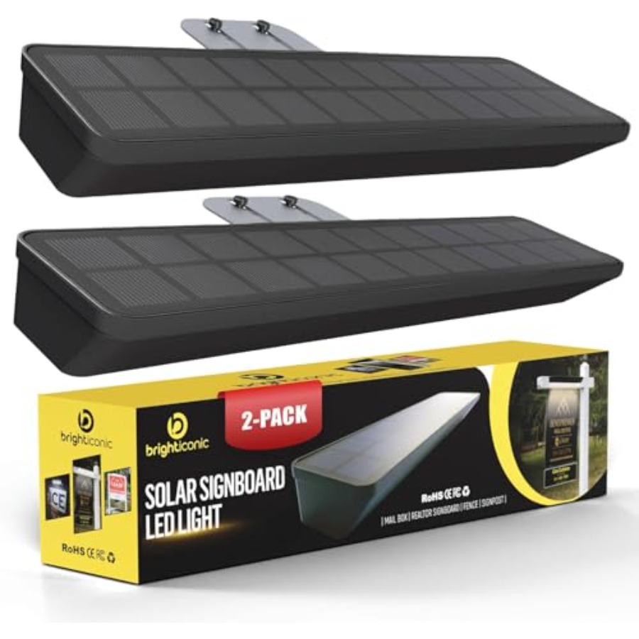 s 2Pck Solar Address Sign Ligh - Outdoor Lighting Dusk To Dawn avis et prix