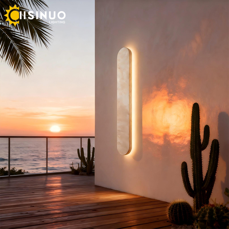 Yellow Travertine Natural Ston - Outdoor Lighting Bronze avis et prix