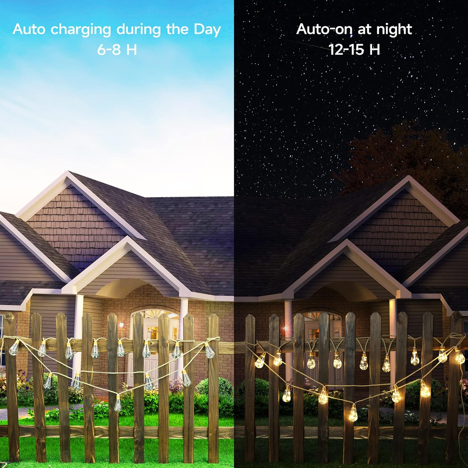 Solar Outdoor String Lights 20 - Outdoor Lighting Garden avis et prix