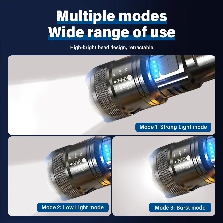 Powerful LED Flashlight Batter - Outdoor Lighting Battery Powered avis et prix