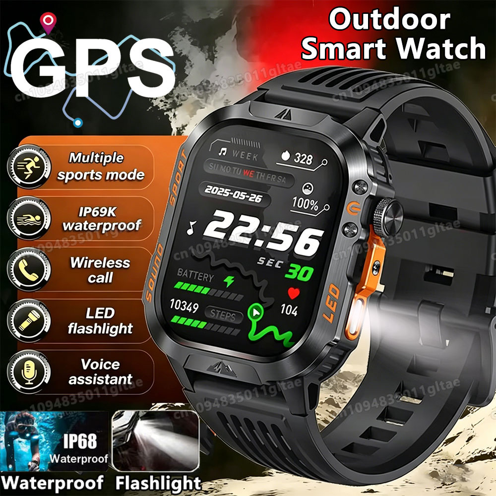 2026 New Military Smart Watch  - Outdoor Lighting Zones avis et prix