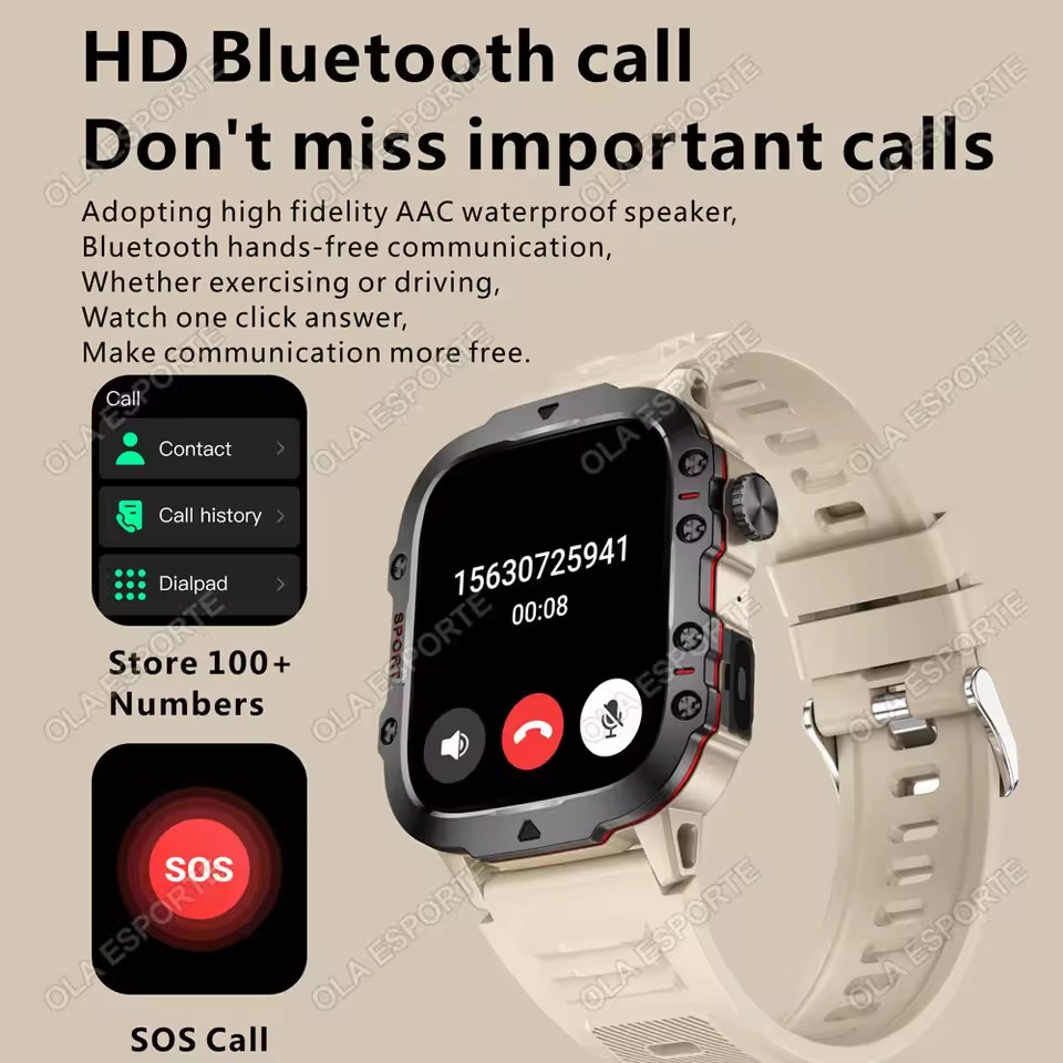 2026 New Military Smart Watch  - Outdoor Lighting Zones avis et prix