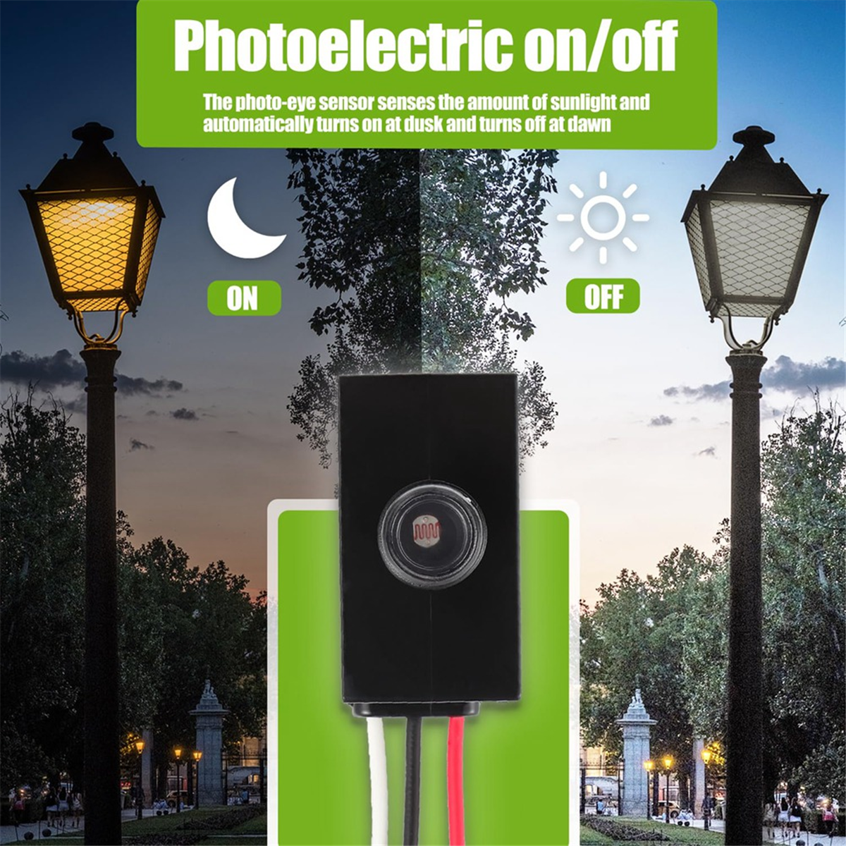 ABNJ Dusk to Dawn Sensor for O - Outdoor Lighting Dusk To Dawn avis et prix