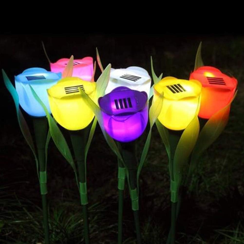 1-10PCS Solar Powered Tulip Gr - Outdoor Lighting Yard Stakes avis et prix