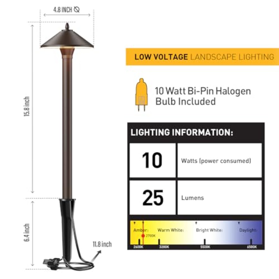 Malibu Low Voltage Pathway Lig - Outdoor Lighting Bronze avis et prix