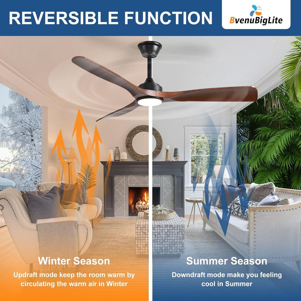 52 3-Blade Outdoor Ceiling Fan - Outdoor Lighting Remote Control avis et prix