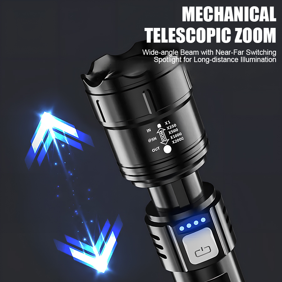 High Power P50 LED Flashlight  - Outdoor Lighting Setup avis et prix