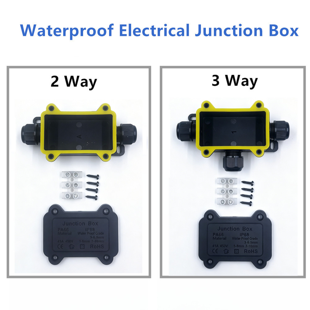 IP68 Waterproof Junction Box 2 - Outdoor Lighting Electrical Box avis et prix
