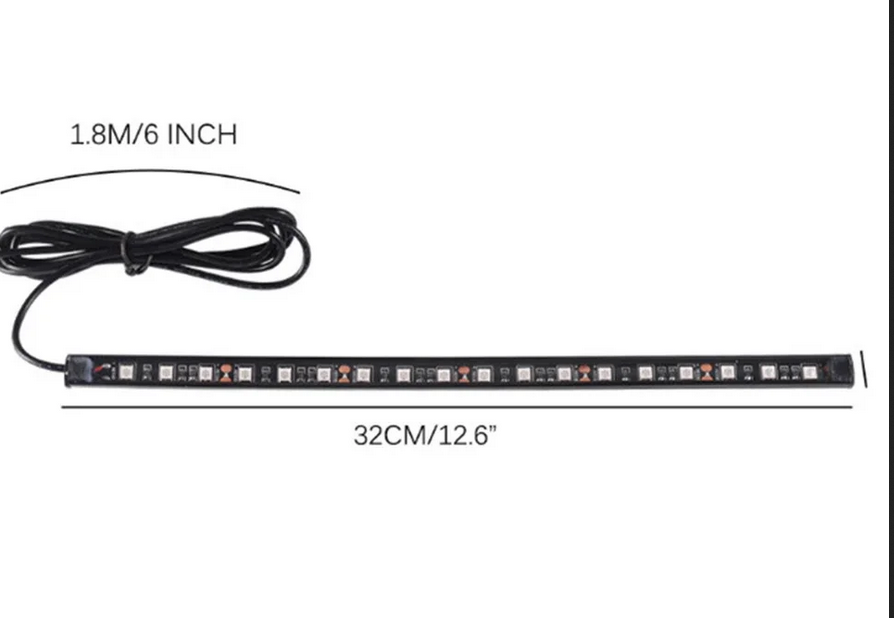 2Pcs 30cm 12V LED Strip Light  - Outdoor Lighting Deck avis et prix