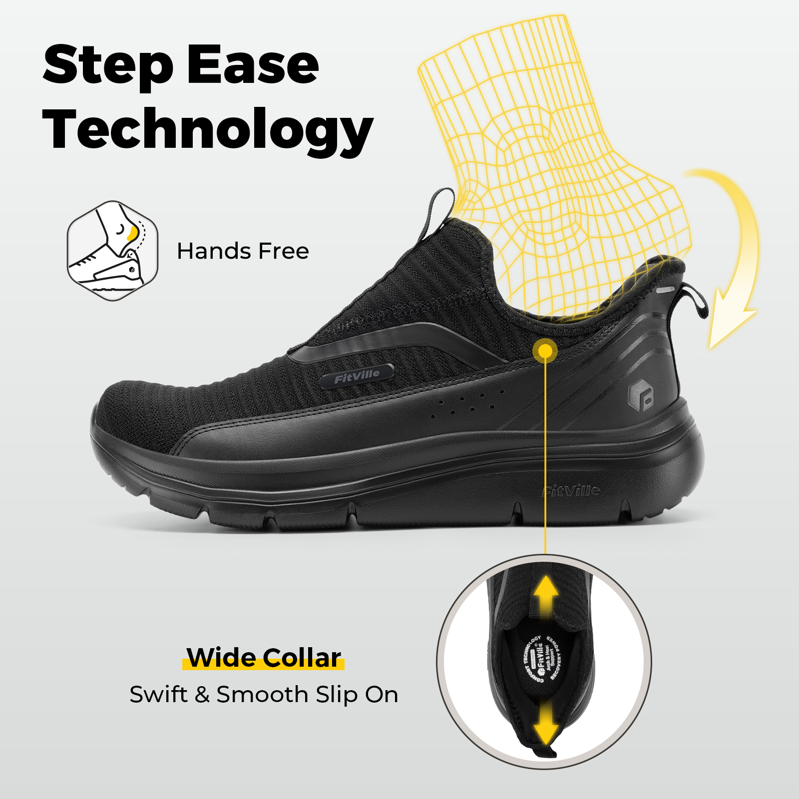 Fitville Wide Men's Shoes Fitn - Outdoor Lighting Deck avis et prix