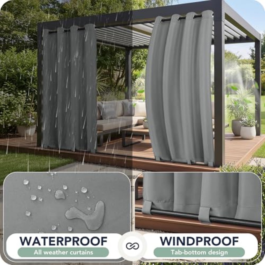 Gazebo Curtains Outdoor Waterp - Outdoor Lighting For Gazebo avis et prix
