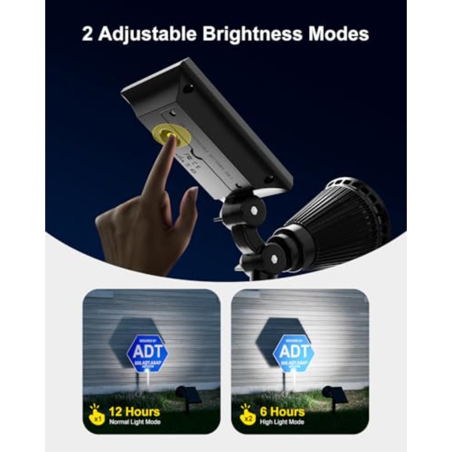 Solar Spotlights Outdoor Water - Outdoor Lighting And Landscape avis et prix