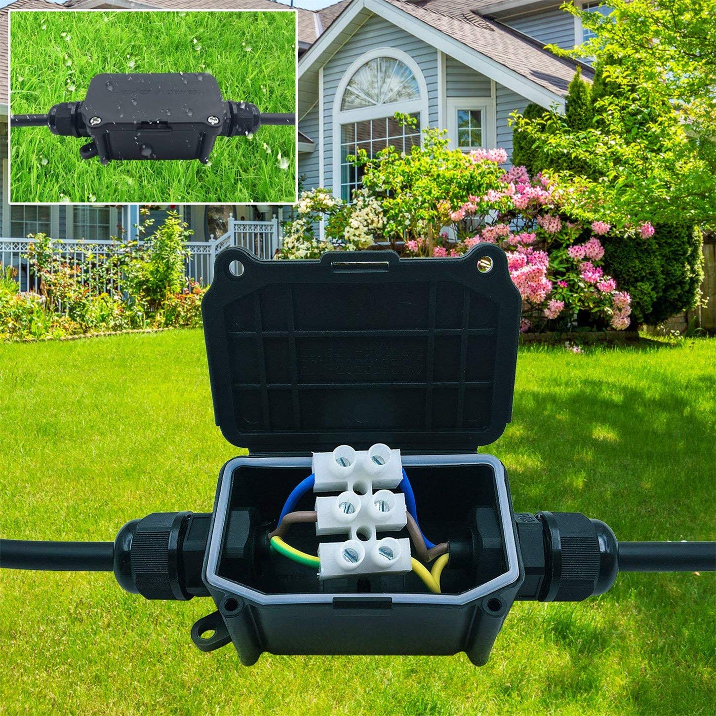 2 Way Outdoor Waterproof IP66  - Outdoor Lighting Electrical Box avis et prix