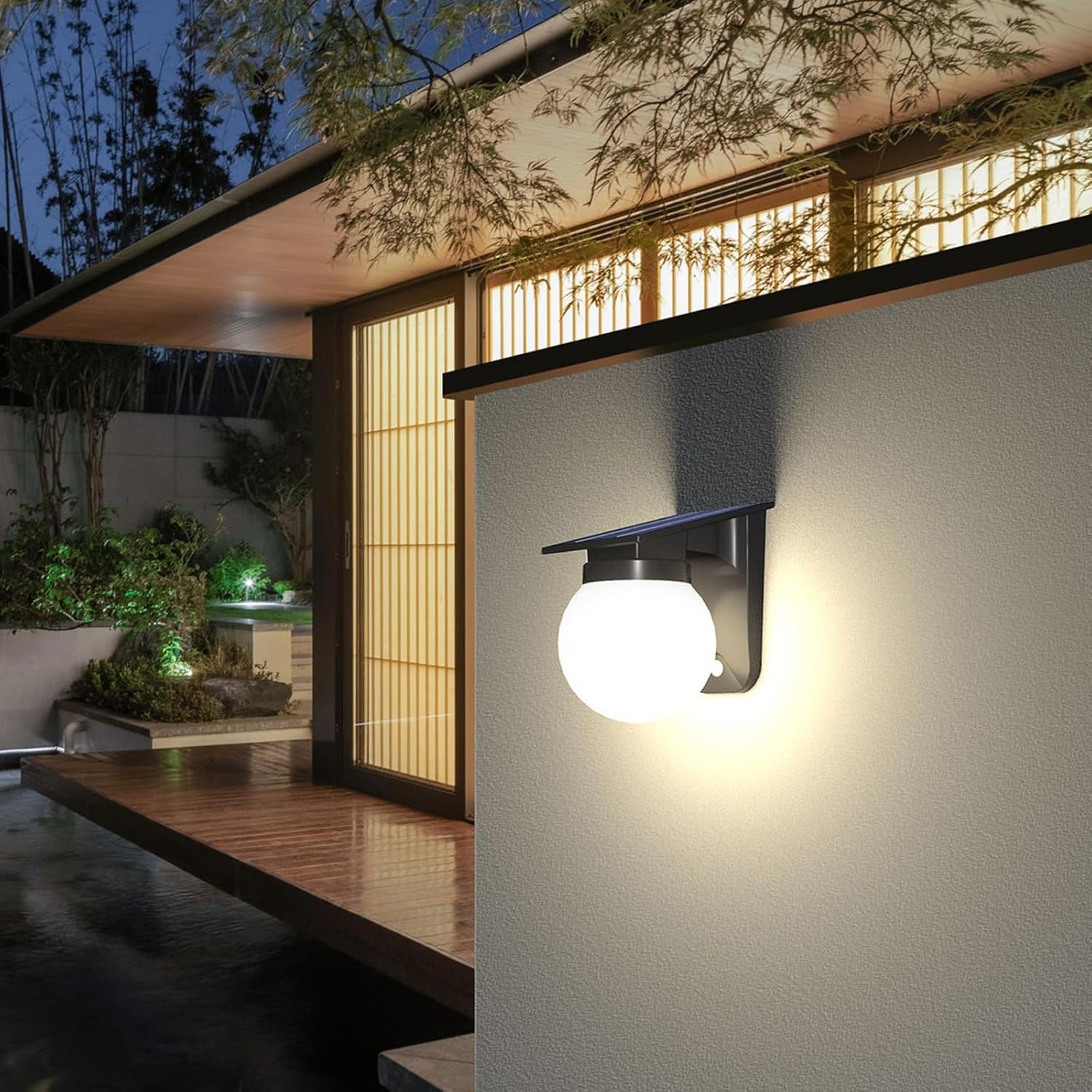Solar Sphere Wall Lights Outdo - Outdoor Lighting Bronze avis et prix