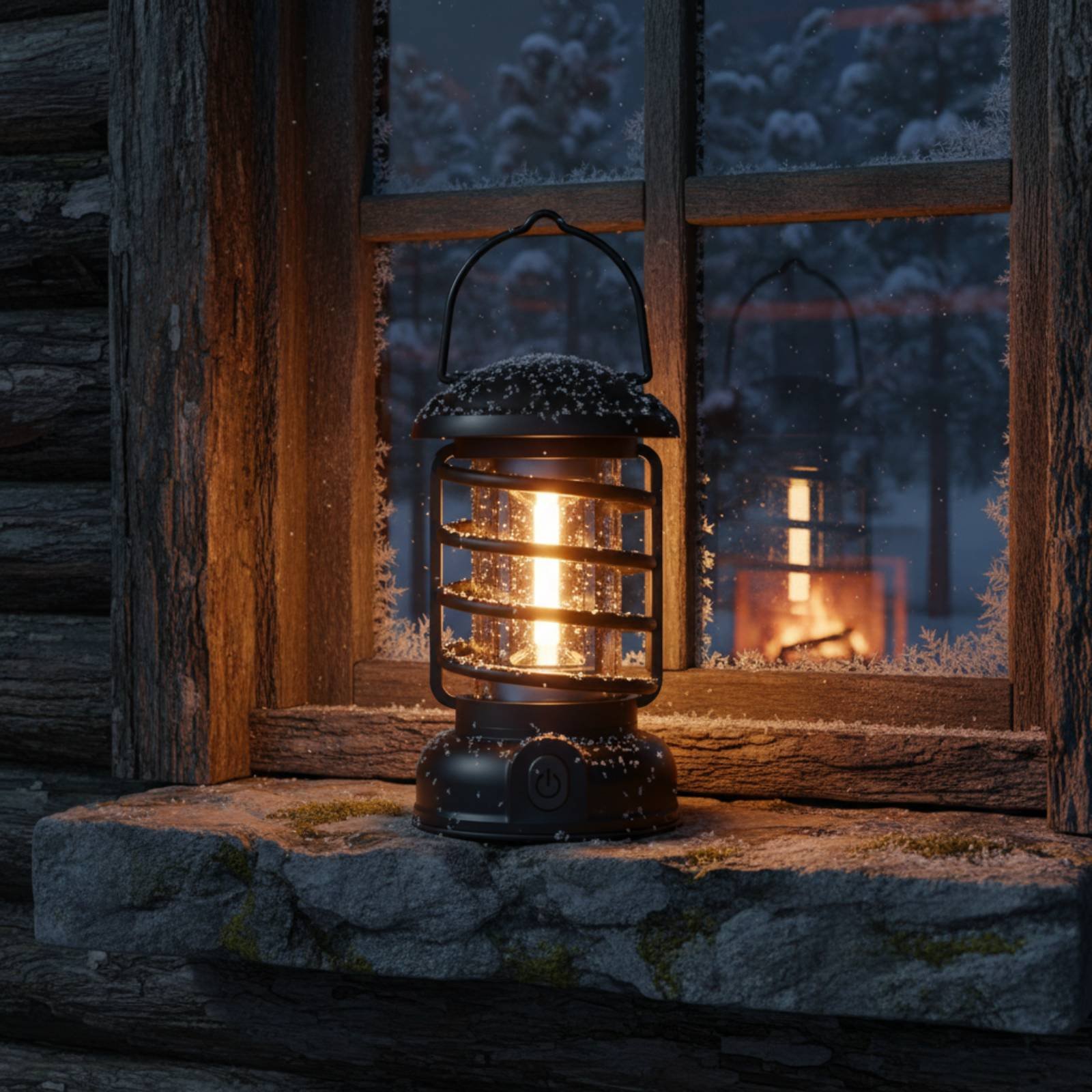 Retro Camping Lantern Two-Way  - Outdoor Lighting Battery Powered avis et prix