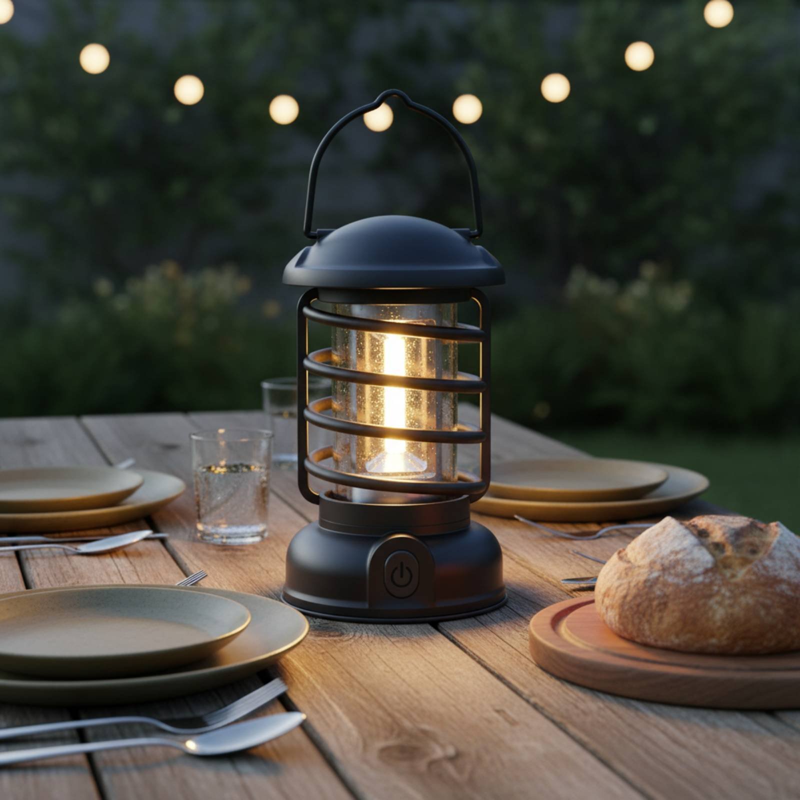 Retro Camping Lantern Two-Way  - Outdoor Lighting Battery Powered avis et prix