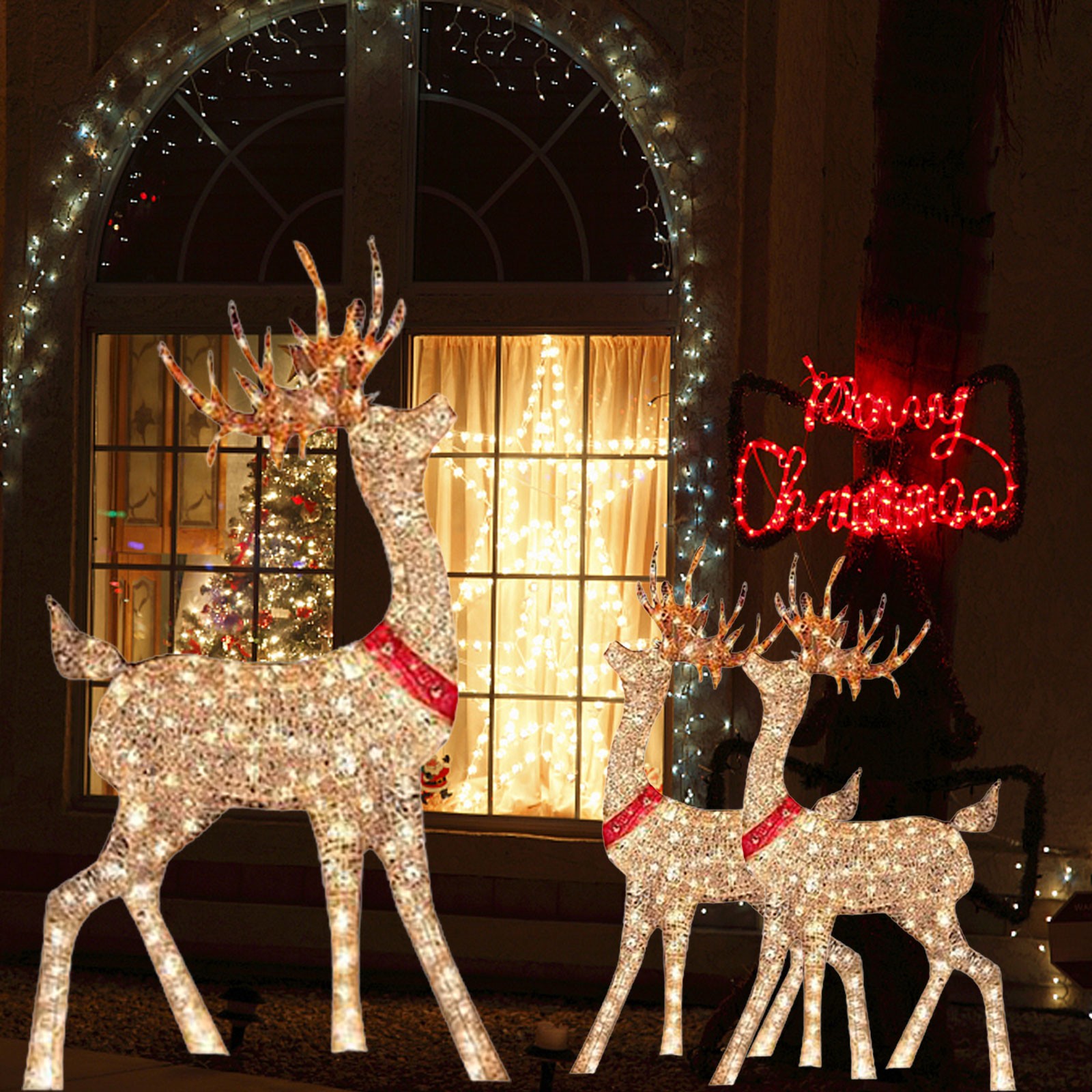 Lighted Christmas Decoration D - Outdoor Lighting Yard Stakes avis et prix