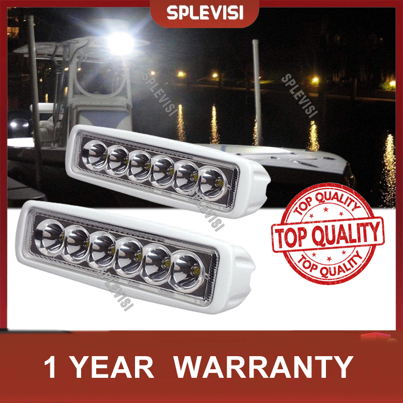 2pcs 12V 6 LED Deck Marine Spr - Outdoor Lighting Deck avis et prix