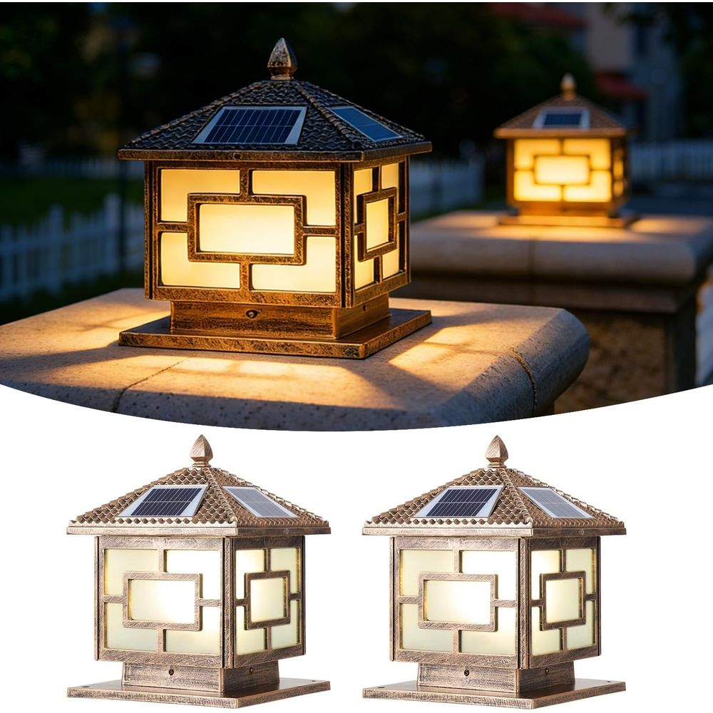 2 Pack r Post Lights Outdoor,  - Outdoor Lighting Bronze avis et prix