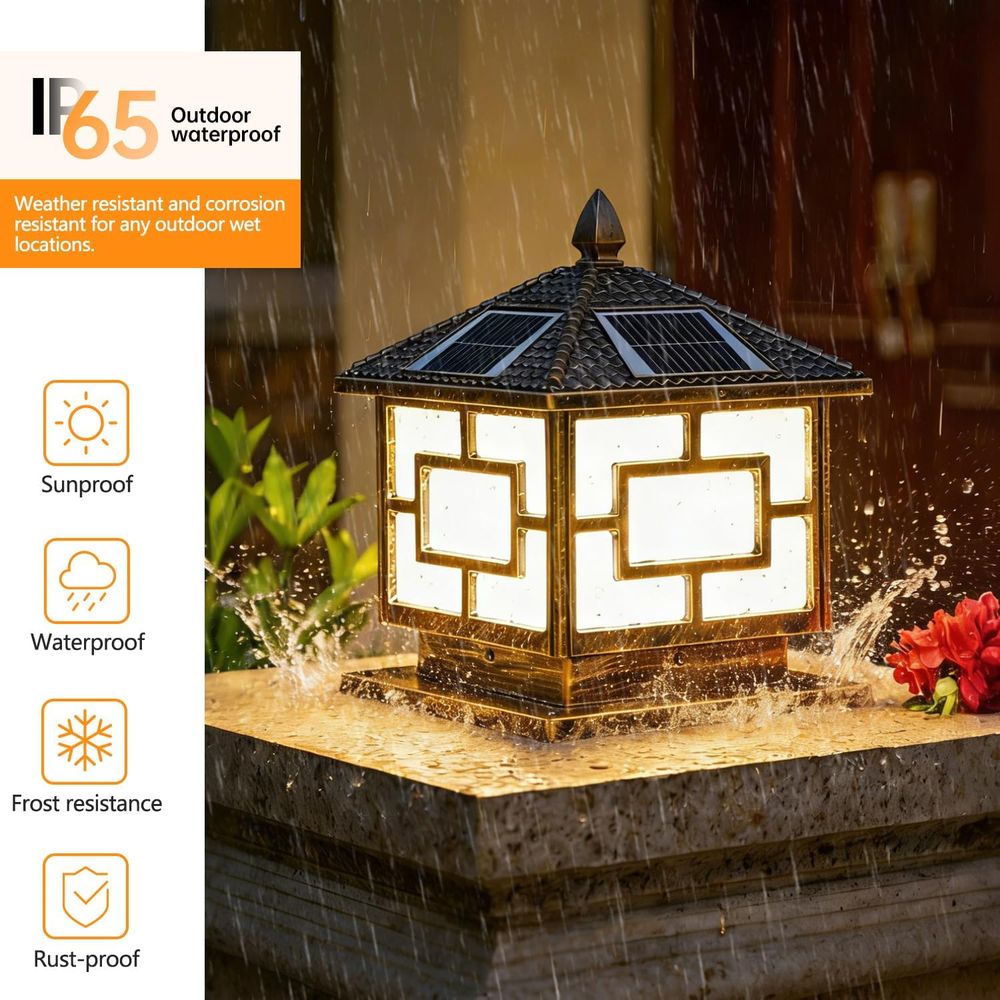 2 Pack r Post Lights Outdoor,  - Outdoor Lighting Bronze avis et prix