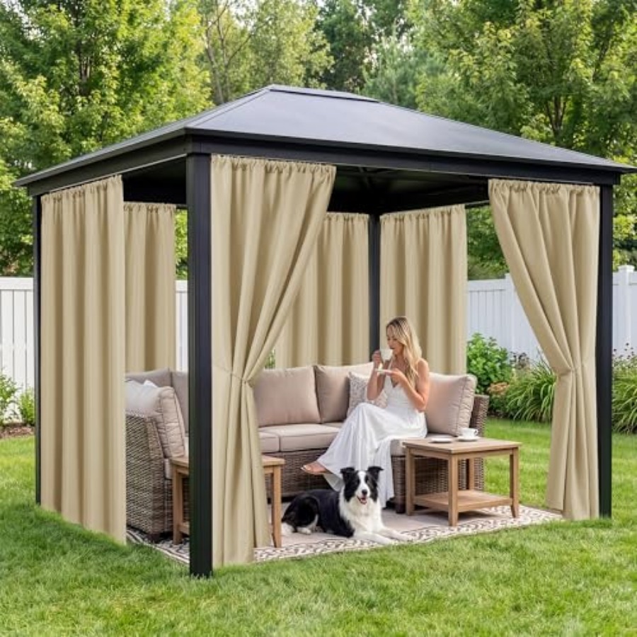 Outdoor Curtains for Patio Wat - Outdoor Lighting For Gazebo avis et prix