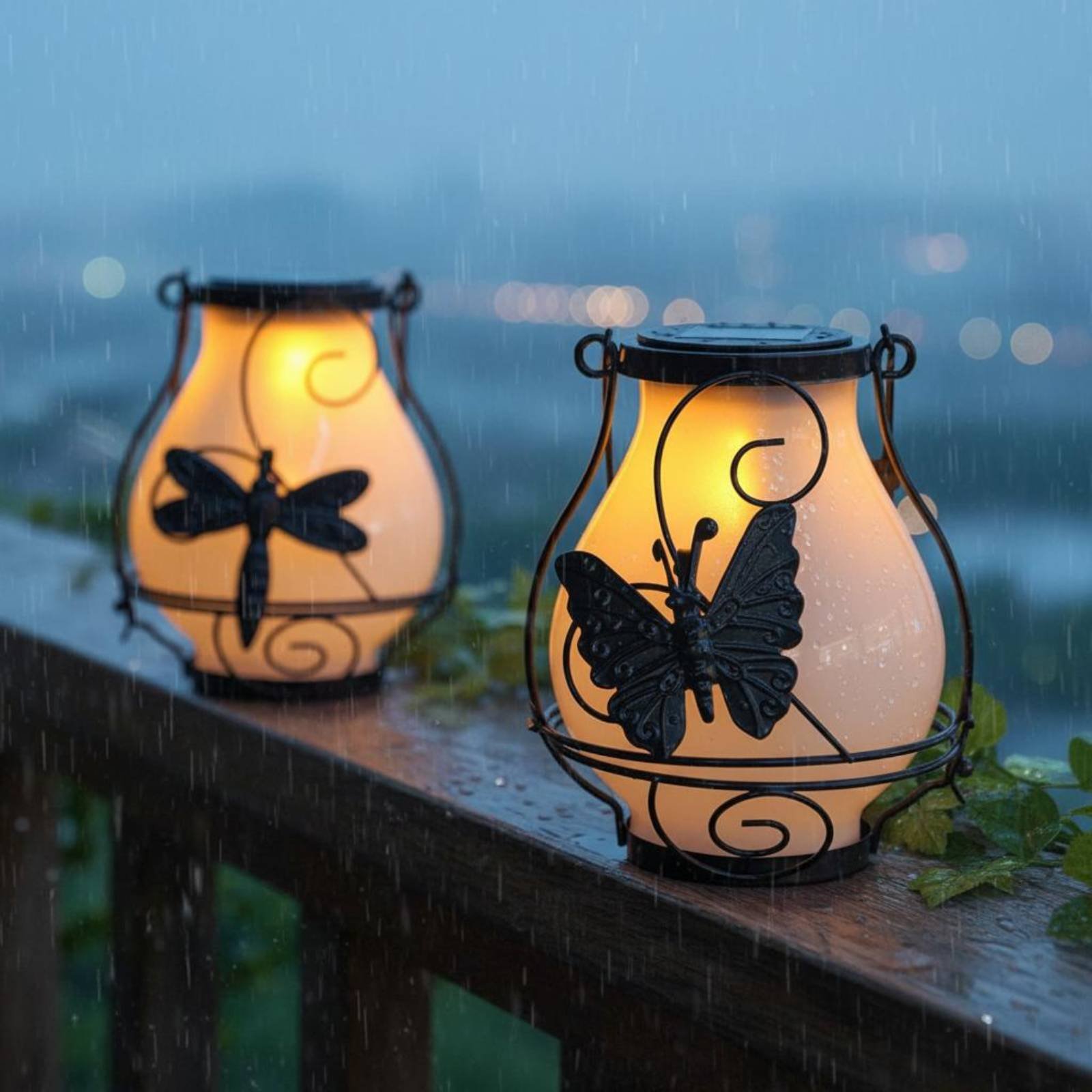 Solar Butterfly Lantern Waterp - Outdoor Lighting Battery Powered avis et prix