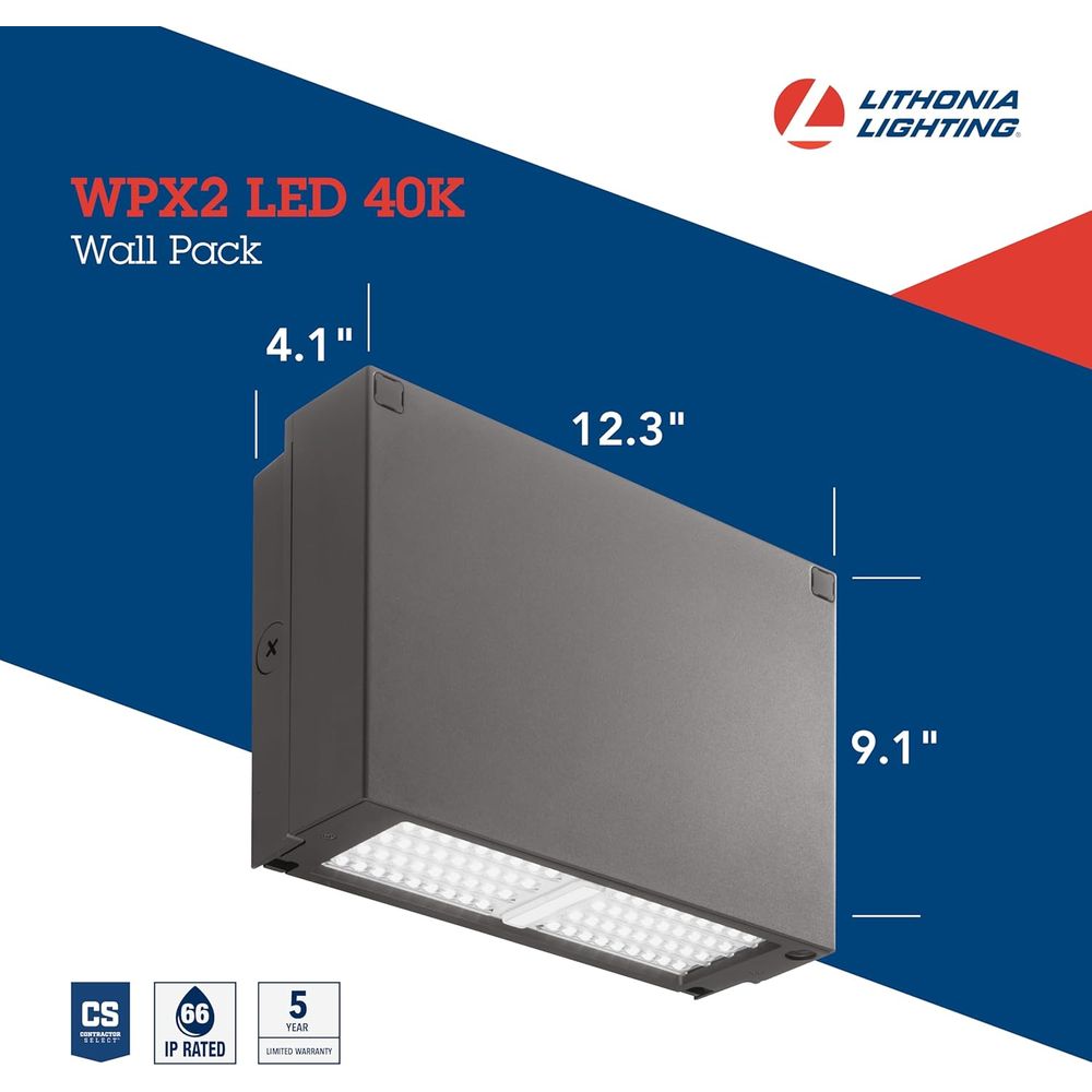 40K LED Outdoor Wall Light Fix - Outdoor Lighting Bronze avis et prix