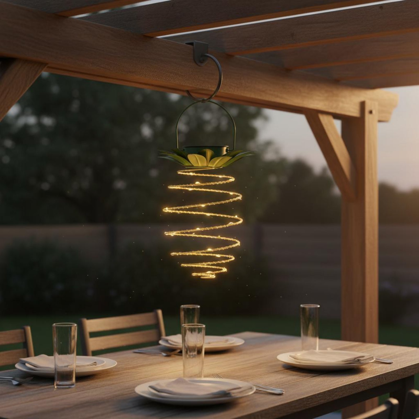 2 Pieces Solar Pineapple Lamp  - Outdoor Lighting And Landscape avis et prix