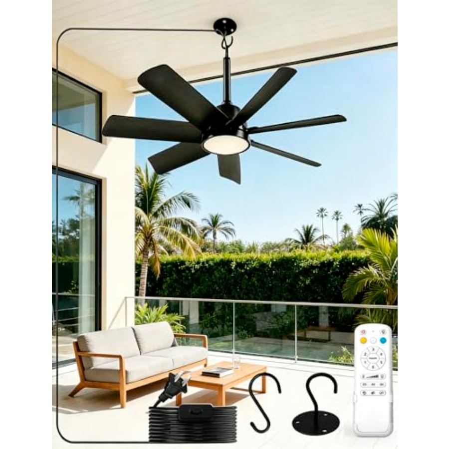 28 Inch Plug-In Outdoor Ceilin - Outdoor Lighting For Gazebo avis et prix