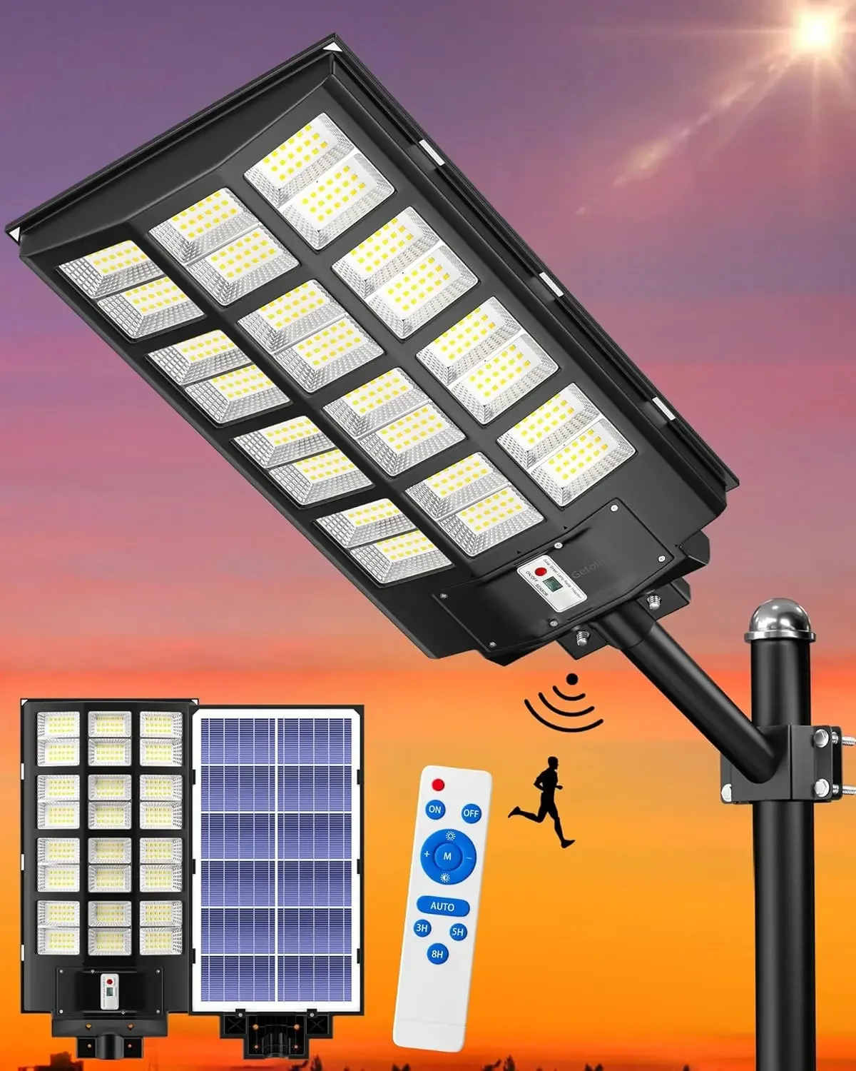 BestsellerSL-6000W Solar Stree - Outdoor Lighting Dusk To Dawn avis et prix