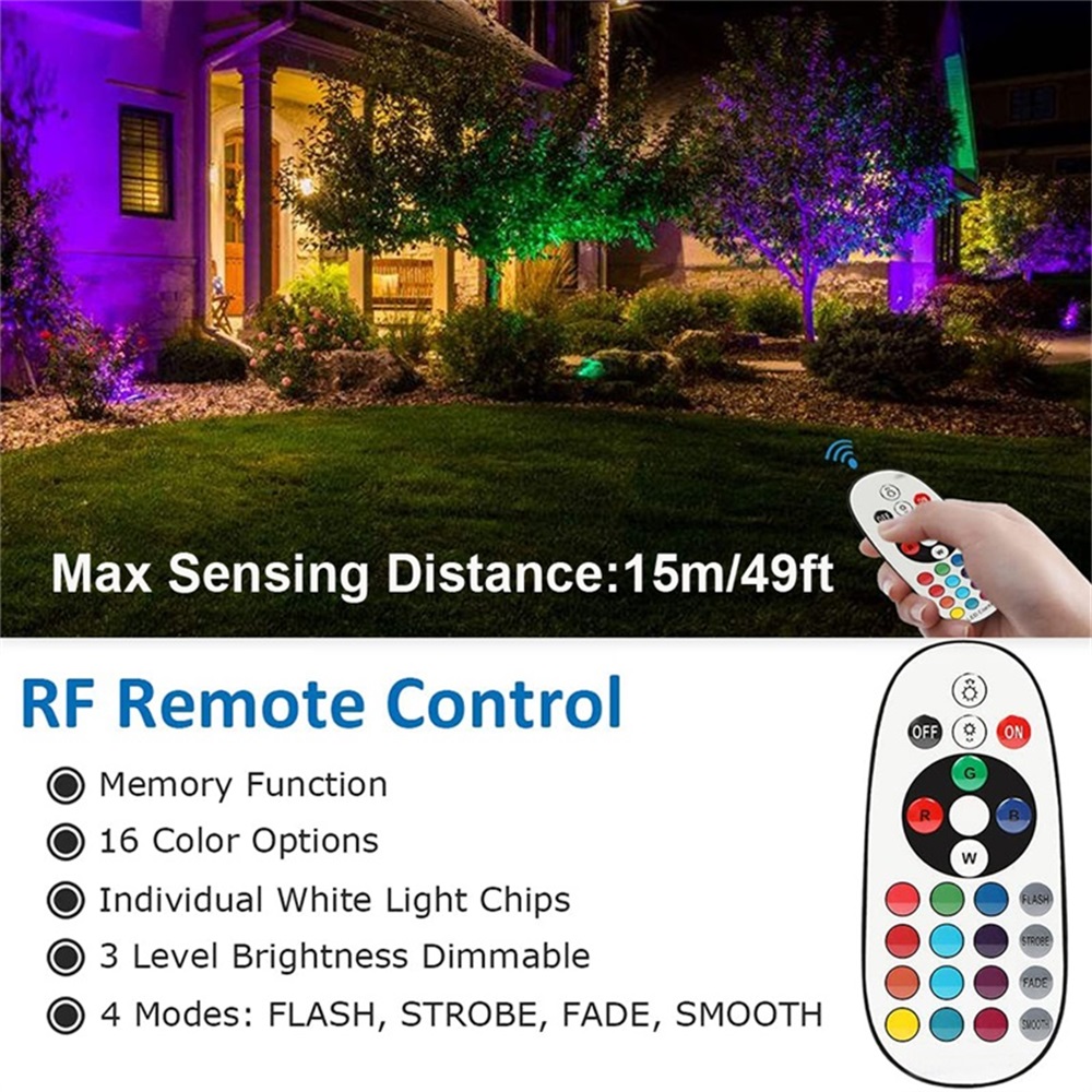 RGBW Landscape Lighting 10W wi - Outdoor Lighting And Landscape avis et prix