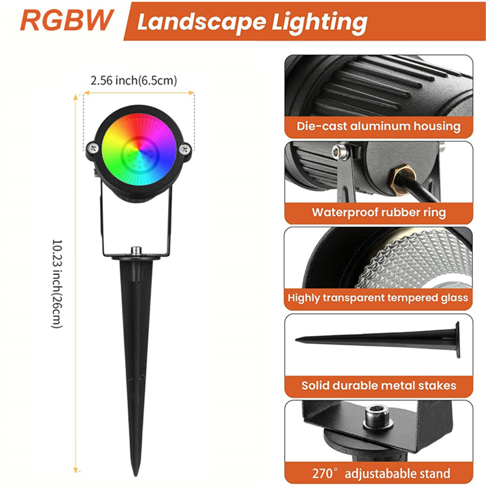 RGBW Landscape Lighting 10W wi - Outdoor Lighting And Landscape avis et prix