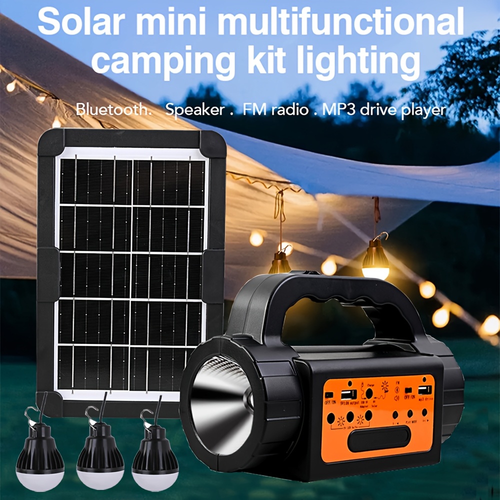 Solar Rechargeable Camping Lig - Outdoor Lighting Battery Powered avis et prix
