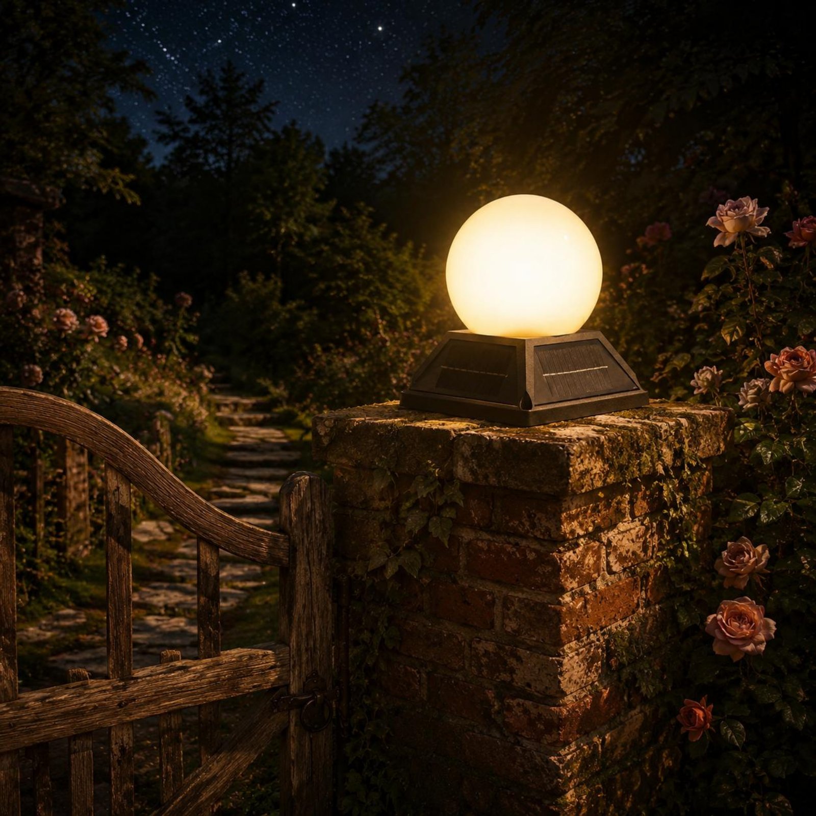 Solar Post Cap Light Wireless  - Outdoor Lighting Wireless avis et prix