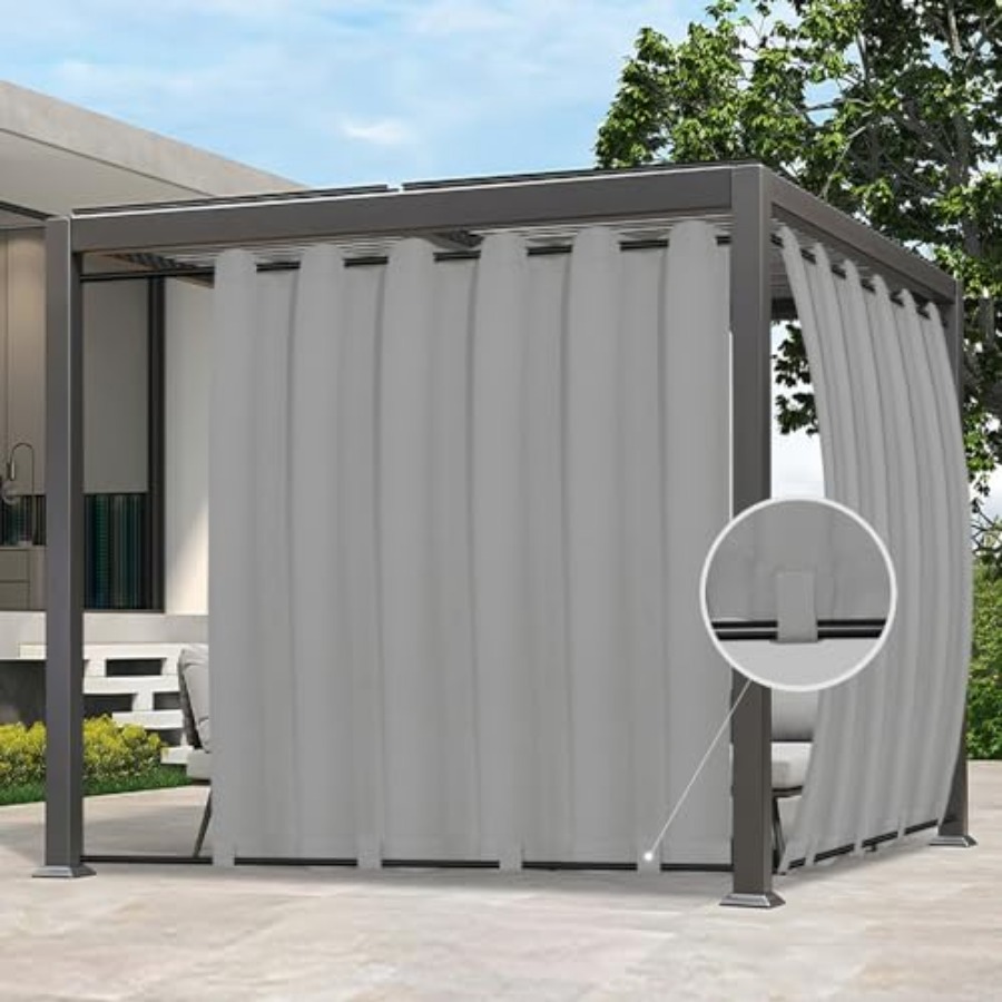 Outdoor Curtains Waterproof Wi - Outdoor Lighting For Gazebo avis et prix