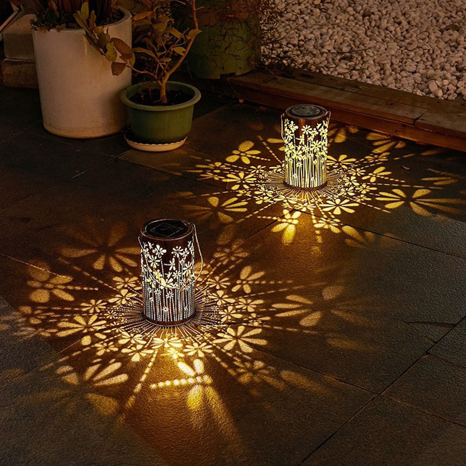 Solar Lanterns Colorful Metal  - Outdoor Lighting And Landscape avis et prix