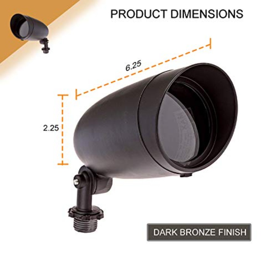 Lighting One Light PAR20 120 V - Outdoor Lighting Bronze avis et prix