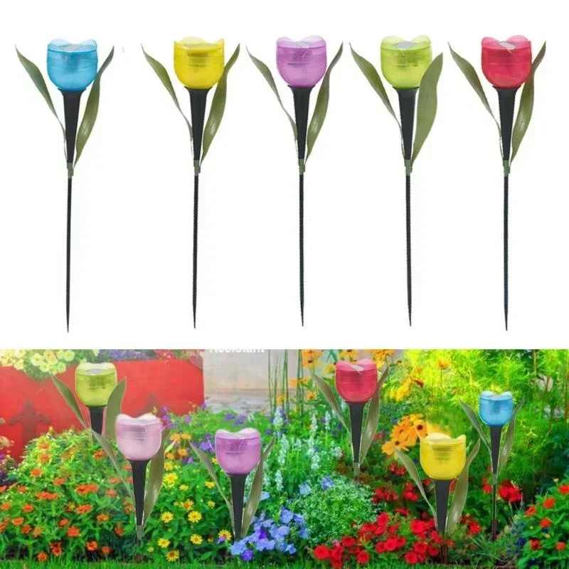 1Pcs Garden Tulip Flower Shape - Outdoor Lighting For Gazebo avis et prix