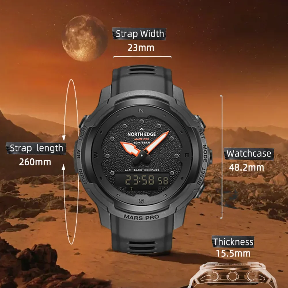 NORTH EDGE Watches for Men Out - Outdoor Lighting Zones avis et prix