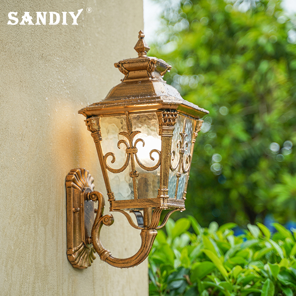 SANDIY Vintage Wall Light Outd - Outdoor Lighting Bronze avis et prix