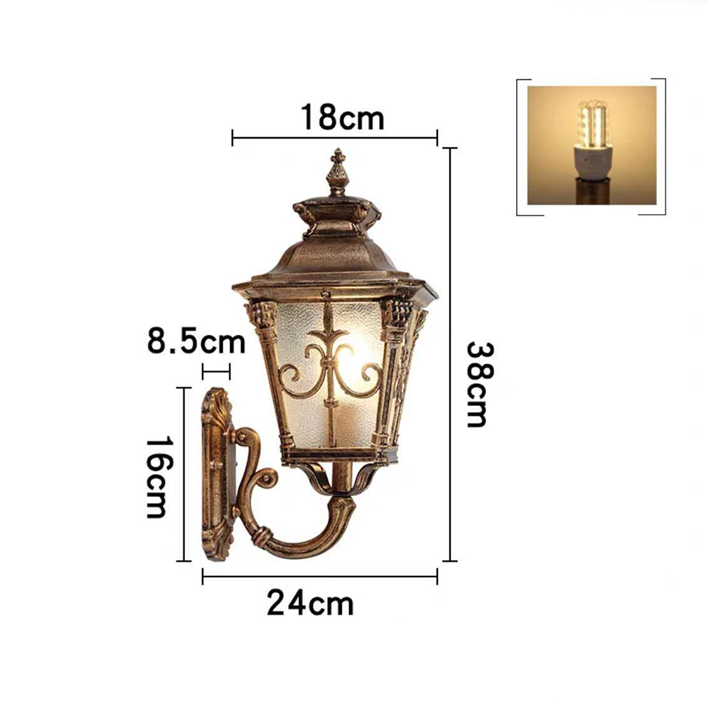 SANDIY Vintage Wall Light Outd - Outdoor Lighting Bronze avis et prix