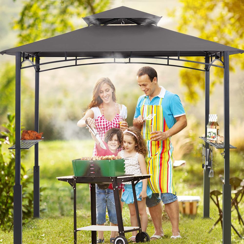 8x5 Grill Gazebo Outdoor BBQ C - Outdoor Lighting For Gazebo avis et prix