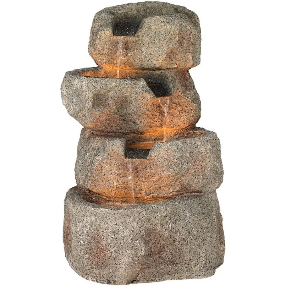 Glacial Rock Zen Rustic Outdoo - Outdoor Lighting Deck avis et prix