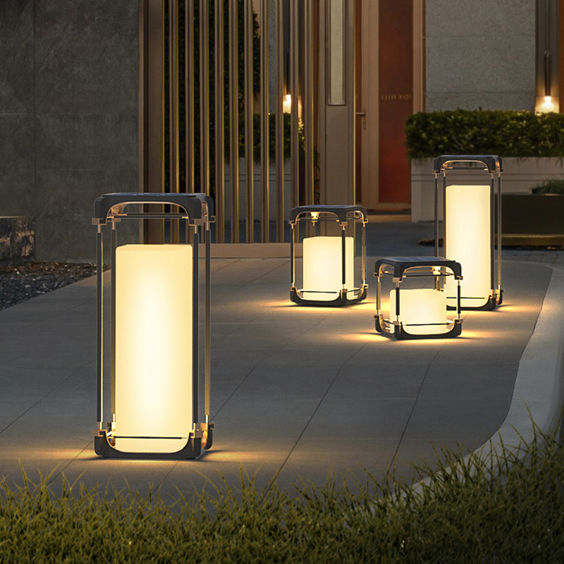 Luminous floor lamp courtyard  - Outdoor Lighting Garden avis et prix