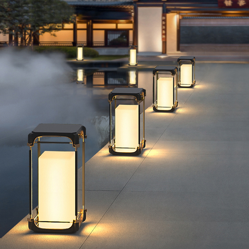 Luminous floor lamp courtyard  - Outdoor Lighting Garden avis et prix
